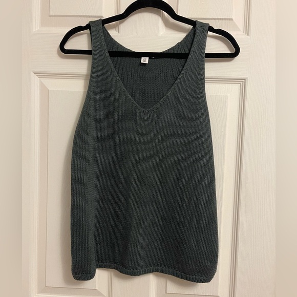 Rib Knit Sweater Tank - Picture 2 of 5